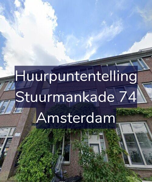 Foto gevel Huurpuntentelling voor Stuurmankade 74, Amsterdam