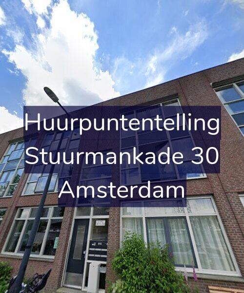 Foto gevel Huurpuntentelling voor Stuurmankade 30, Amsterdam