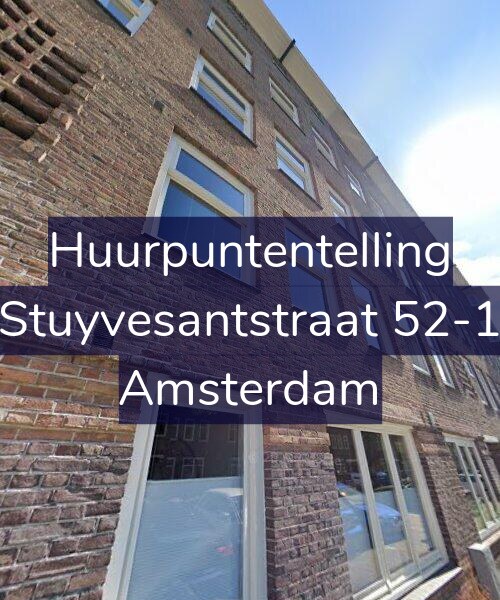 Foto gevel Huurpuntentelling voor Stuyvesantstraat 52-1, Amsterdam