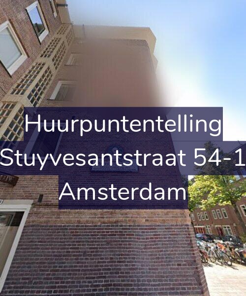 Foto gevel Huurpuntentelling voor Stuyvesantstraat 54-1, Amsterdam