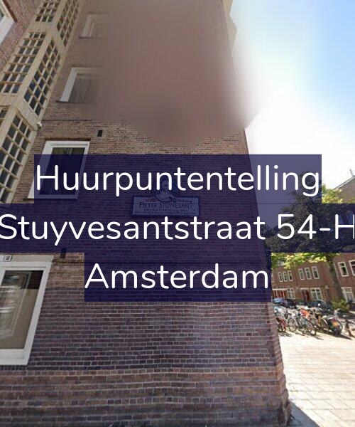 Foto gevel Huurpuntentelling voor Stuyvesantstraat 54-H, Amsterdam