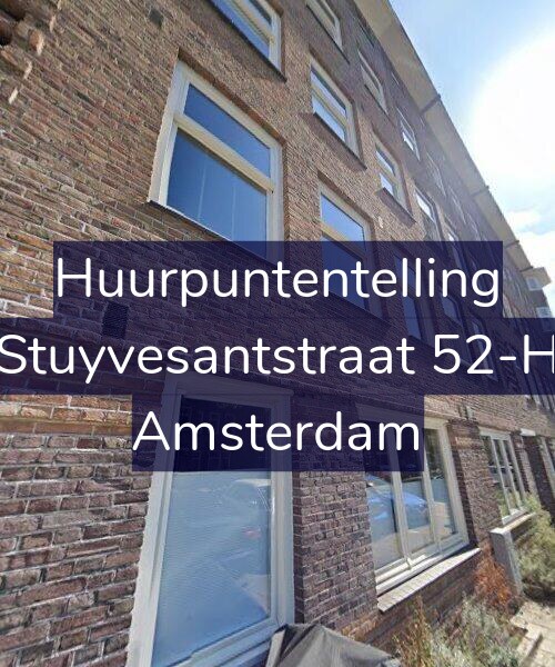 Foto gevel Huurpuntentelling voor Stuyvesantstraat 52-H, Amsterdam