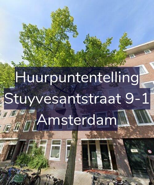 Foto gevel Huurpuntentelling voor Stuyvesantstraat 9-1, Amsterdam