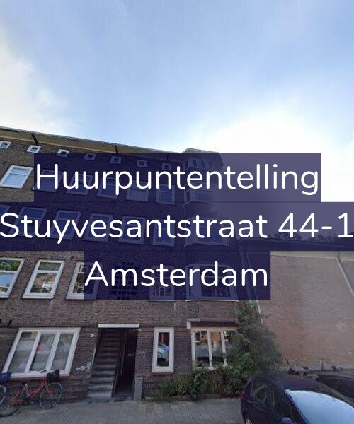 Foto gevel Huurpuntentelling voor Stuyvesantstraat 44-1, Amsterdam