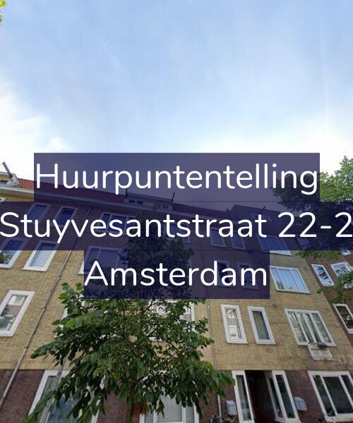 Foto gevel Huurpuntentelling voor Stuyvesantstraat 22-2, Amsterdam