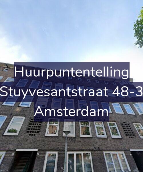 Foto gevel Huurpuntentelling voor Stuyvesantstraat 48-3, Amsterdam