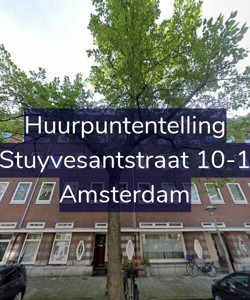 Foto gevel Huurpuntentelling voor Stuyvesantstraat 10-1, Amsterdam