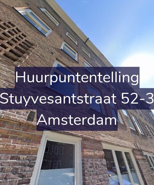 Foto gevel Huurpuntentelling voor Stuyvesantstraat 52-3, Amsterdam