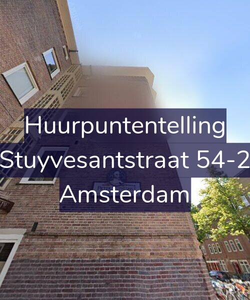 Foto gevel Huurpuntentelling voor Stuyvesantstraat 54-2, Amsterdam
