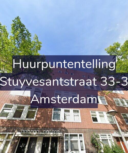 Foto gevel Huurpuntentelling voor Stuyvesantstraat 33-3, Amsterdam