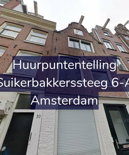 Foto gevel Huurpuntentelling voor Suikerbakkerssteeg 6-A, Amsterdam