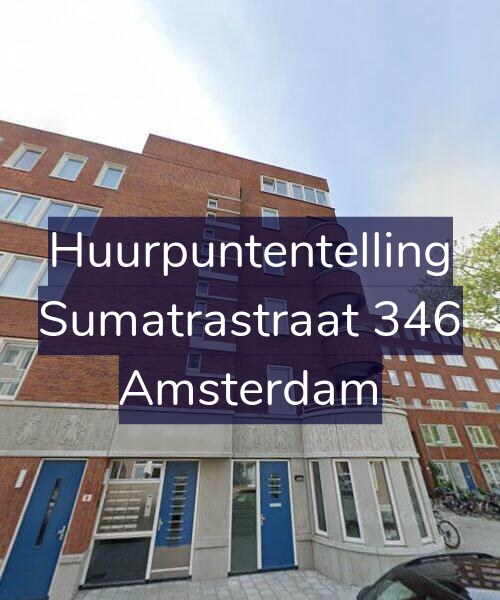 Foto gevel Huurpuntentelling voor Sumatrastraat 346, Amsterdam