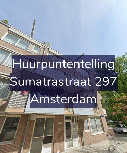 Foto gevel Huurpuntentelling voor Sumatrastraat 297, Amsterdam