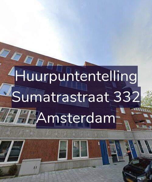 Foto gevel Huurpuntentelling voor Sumatrastraat 332, Amsterdam