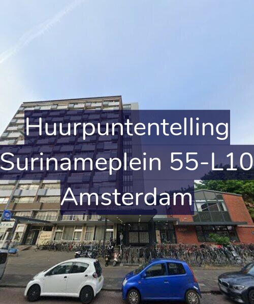 Foto gevel Huurpuntentelling voor Surinameplein 55-L10, Amsterdam