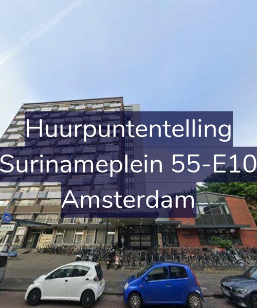 Foto gevel Huurpuntentelling voor Surinameplein 55-E10, Amsterdam