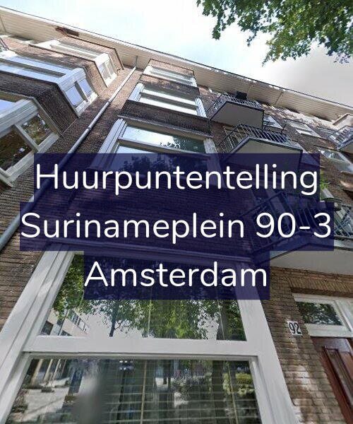 Foto gevel Huurpuntentelling voor Surinameplein 90-3, Amsterdam