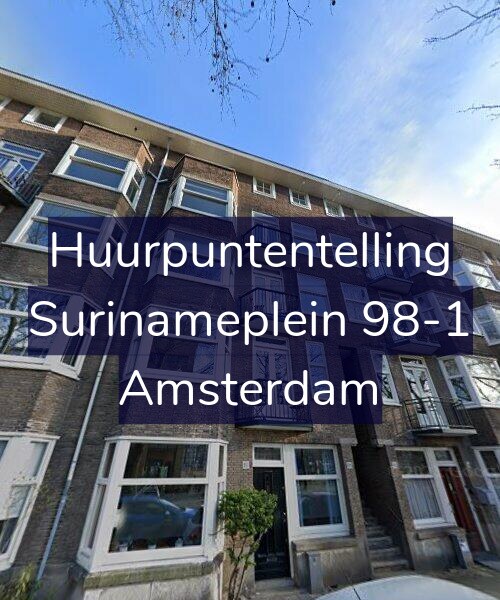 Foto gevel Huurpuntentelling voor Surinameplein 98-1, Amsterdam