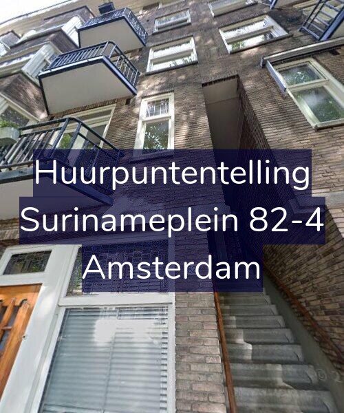 Foto gevel Huurpuntentelling voor Surinameplein 82-4, Amsterdam