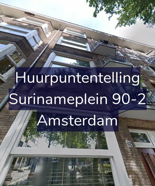 Foto gevel Huurpuntentelling voor Surinameplein 90-2, Amsterdam