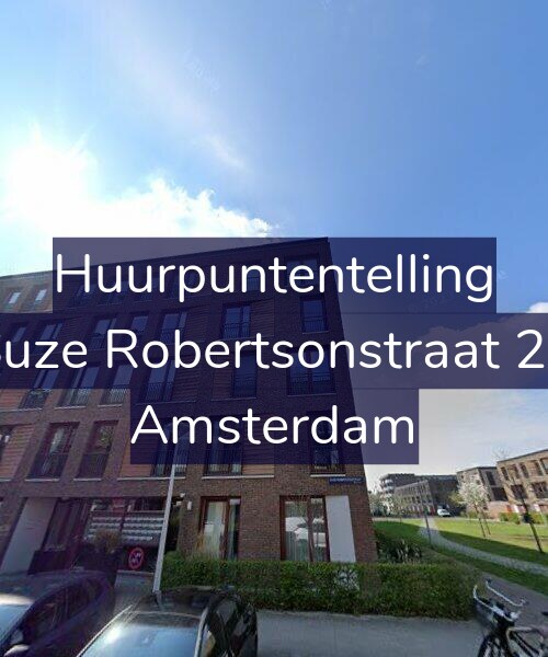Foto gevel Huurpuntentelling voor Suze Robertsonstraat 27, Amsterdam