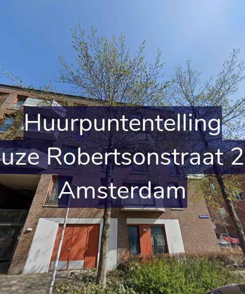Foto gevel Huurpuntentelling voor Suze Robertsonstraat 24, Amsterdam