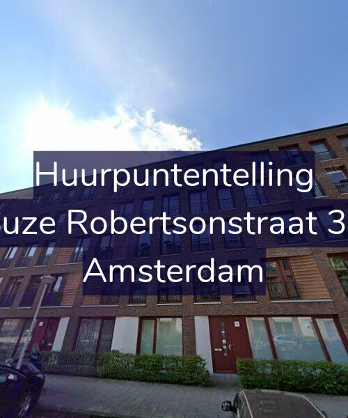 Foto gevel Huurpuntentelling voor Suze Robertsonstraat 33, Amsterdam