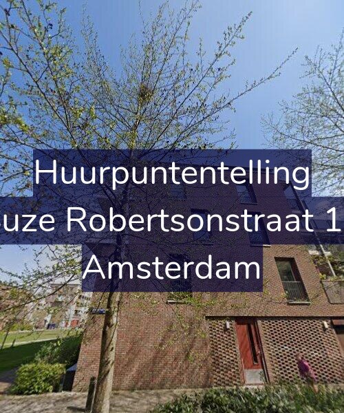 Foto gevel Huurpuntentelling voor Suze Robertsonstraat 17, Amsterdam