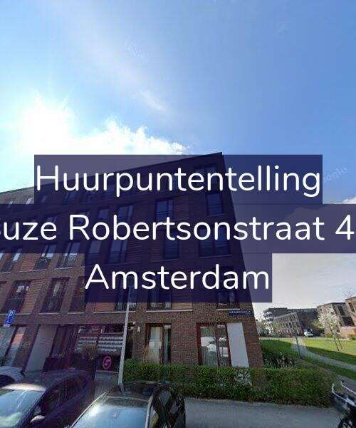 Foto gevel Huurpuntentelling voor Suze Robertsonstraat 47, Amsterdam