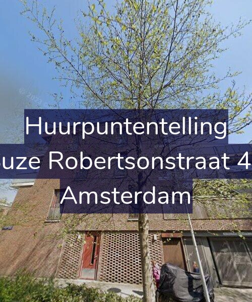 Foto gevel Huurpuntentelling voor Suze Robertsonstraat 41, Amsterdam