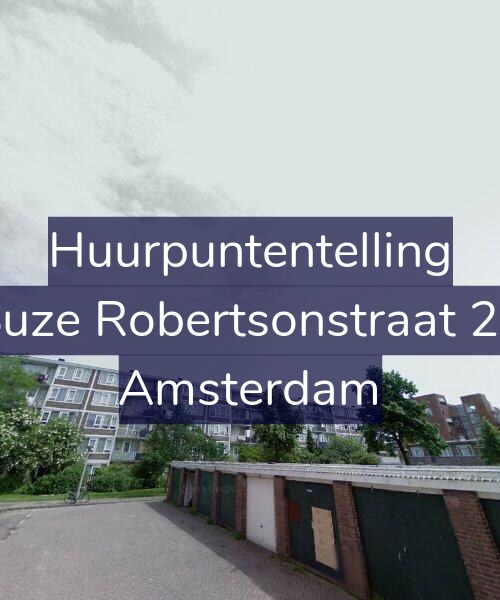 Foto gevel Huurpuntentelling voor Suze Robertsonstraat 28, Amsterdam