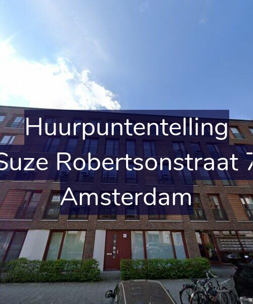 Foto gevel Huurpuntentelling voor Suze Robertsonstraat 7, Amsterdam