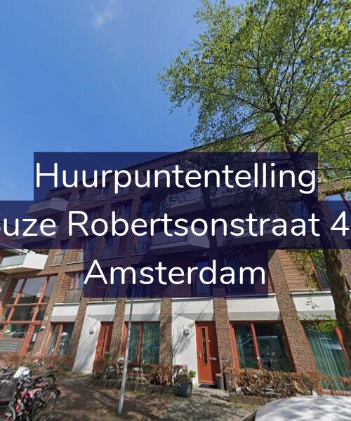 Foto gevel Huurpuntentelling voor Suze Robertsonstraat 44, Amsterdam