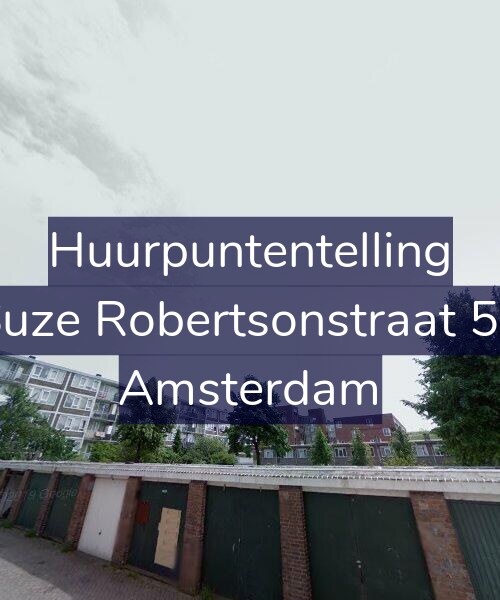 Foto gevel Huurpuntentelling voor Suze Robertsonstraat 58, Amsterdam