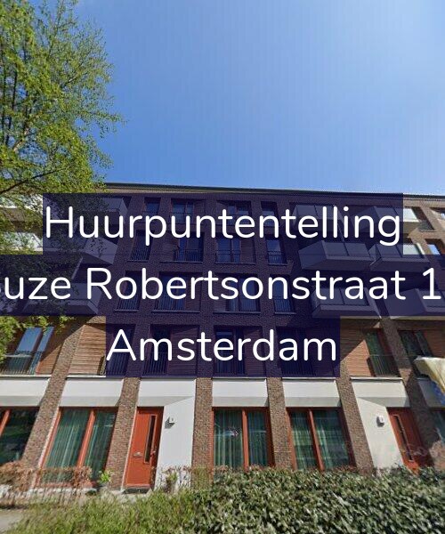 Foto gevel Huurpuntentelling voor Suze Robertsonstraat 12, Amsterdam