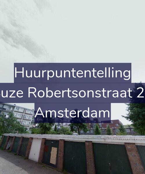 Foto gevel Huurpuntentelling voor Suze Robertsonstraat 20, Amsterdam