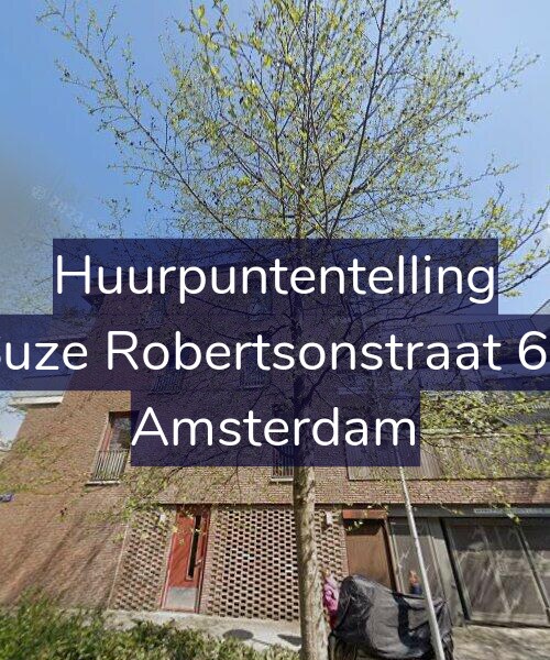 Foto gevel Huurpuntentelling voor Suze Robertsonstraat 61, Amsterdam