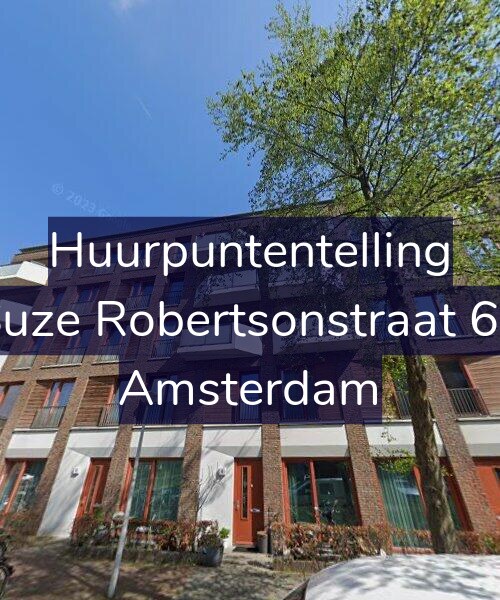 Foto gevel Huurpuntentelling voor Suze Robertsonstraat 60, Amsterdam