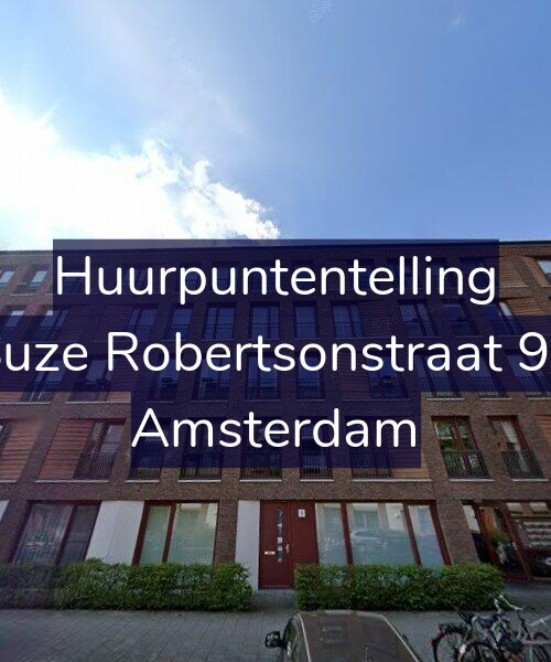 Foto gevel Huurpuntentelling voor Suze Robertsonstraat 95, Amsterdam