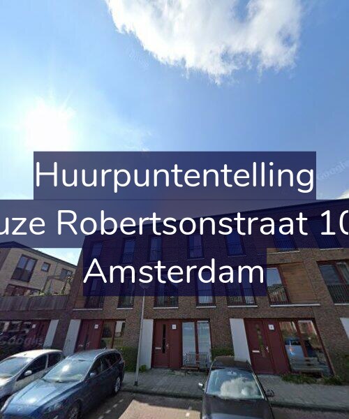 Foto gevel Huurpuntentelling voor Suze Robertsonstraat 101, Amsterdam