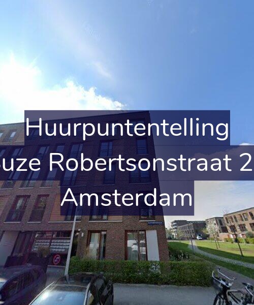 Foto gevel Huurpuntentelling voor Suze Robertsonstraat 25, Amsterdam