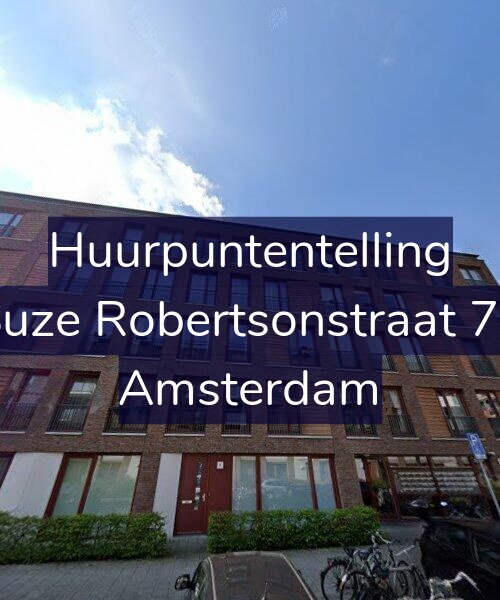 Foto gevel Huurpuntentelling voor Suze Robertsonstraat 77, Amsterdam