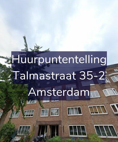 Foto gevel Huurpuntentelling voor Talmastraat 35-2, Amsterdam