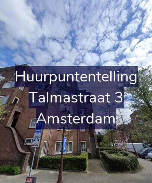 Foto gevel Huurpuntentelling voor Talmastraat 3, Amsterdam