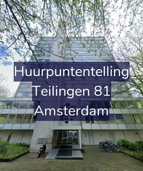 Foto gevel Huurpuntentelling voor Teilingen 81, Amsterdam