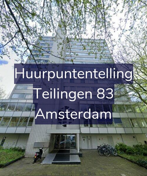 Foto gevel Huurpuntentelling voor Teilingen 83, Amsterdam