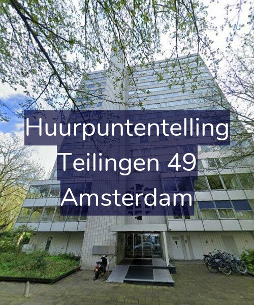 Foto gevel Huurpuntentelling voor Teilingen 49, Amsterdam
