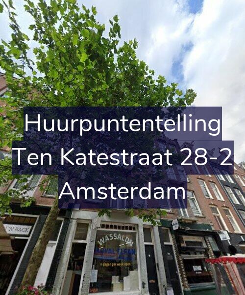 Foto gevel Huurpuntentelling voor Ten Katestraat 28-2, Amsterdam