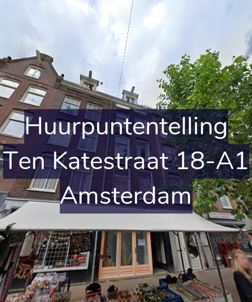 Foto gevel Huurpuntentelling voor Ten Katestraat 18-A1, Amsterdam