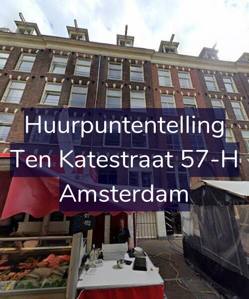 Foto gevel Huurpuntentelling voor Ten Katestraat 57-H, Amsterdam